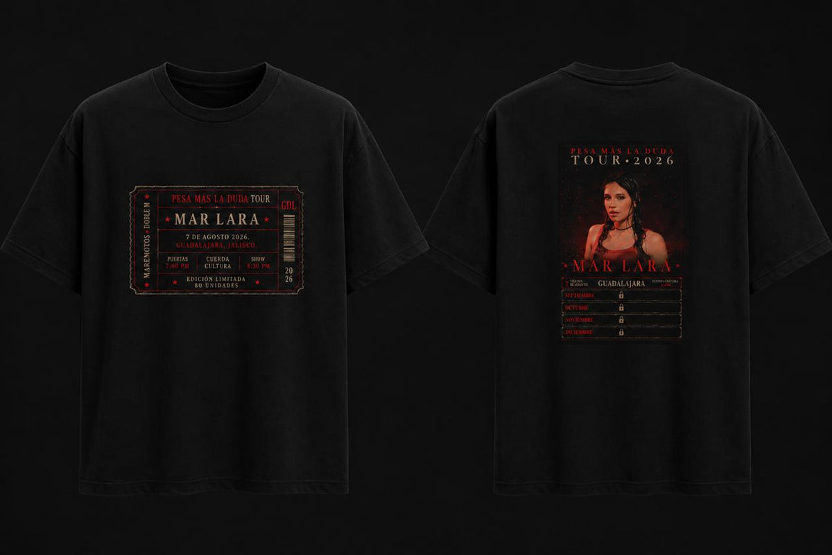 1 Tshirt exclusiva - PMLD TOUR GDL (Edición limitada)