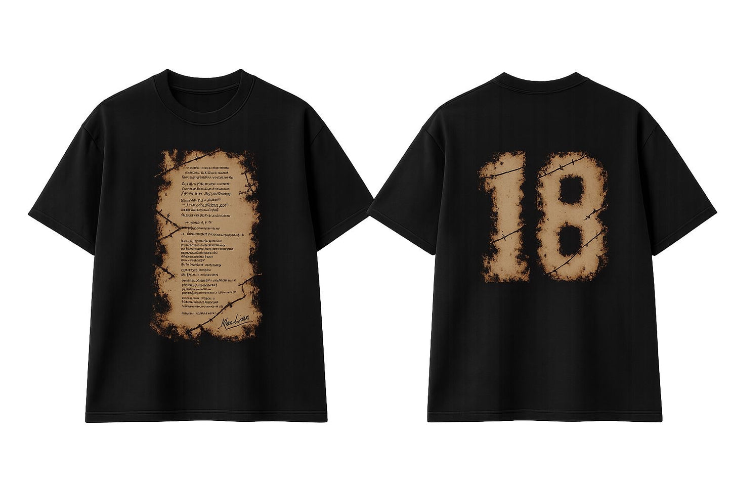 18xJuramento Tshirt Negra