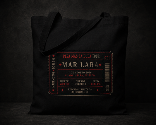 1 Totebag exclusiva - PMLD TOUR GDL (Edición limitada)